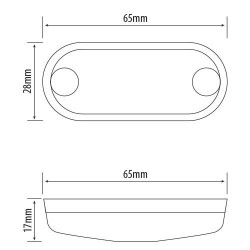 White LED Marker Lamp