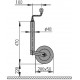 Al-Ko 150kg 48mm Jockey Wheel with Pinstop