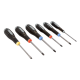 ERGO™ Slotted/Phillips/Pozidriv Screwdriver Set with Rubber Grip - 6 Pcs