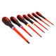 ERGO™ VDE Insulated Slotted and Pozidriv Screwdriver Set with 3-Component Handle - 7 Pcs