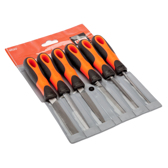 ERGO™ Engineering File Set Smooth Cut - 6 Pcs