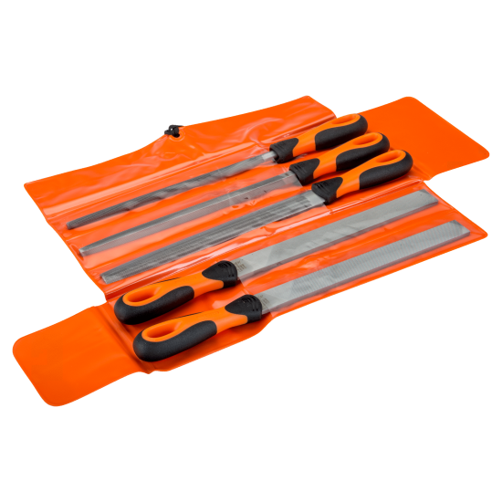 ERGO™ Engineering File Set 4 Bastard/1 Second Cut 250 mm - 5 Pcs