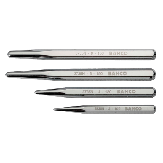 Centre Punch Set with Chrome Finish - 4 Pcs Centre Punch Set with Chrome Finish - 4 Pcs