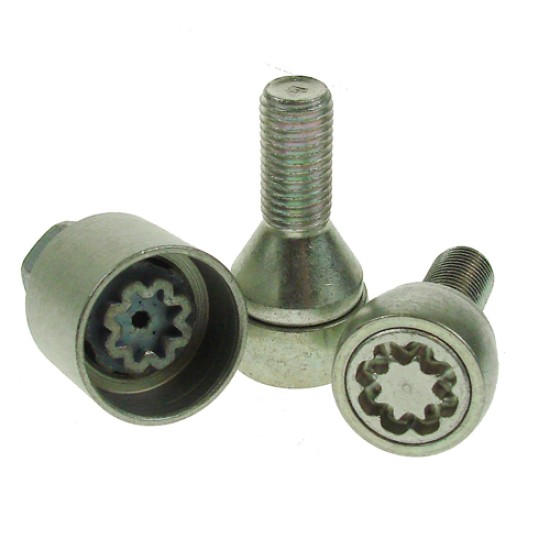 M14 x 1.5 x 23mm Locking Wheel Bolts - Stronghold Pack of 4