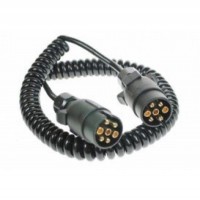 Curly extension cable 1.5m. - Trailerstuff