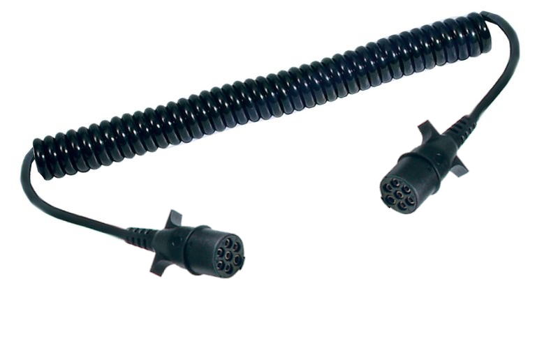 Curly extension cable 1.5m. - Trailerstuff