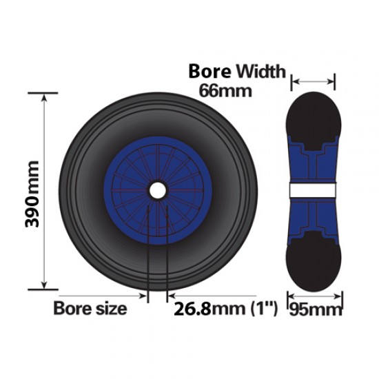 Pneumatic Launching Trolley Wheel