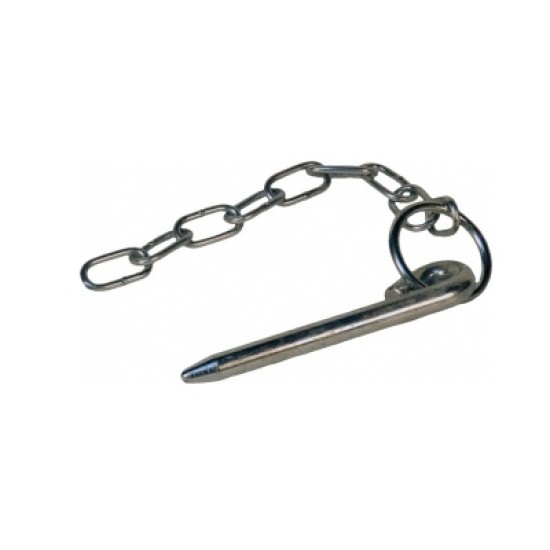 Round Cotter Pin and Chain 90 x 6mm