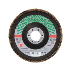 4.5" Zebra Lamella Grinding Disc for Stainless Steel - Z80