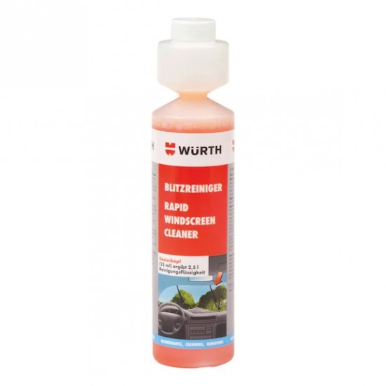 Wurth Rapid Windscreen Cleaner 250ml