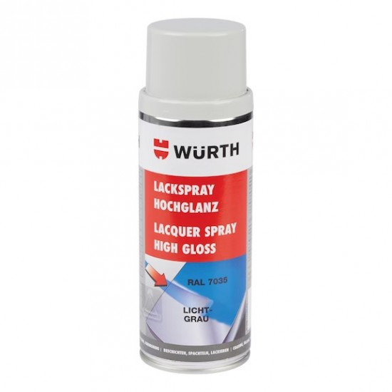 Wurth Light Grey Spray Paint 400ml